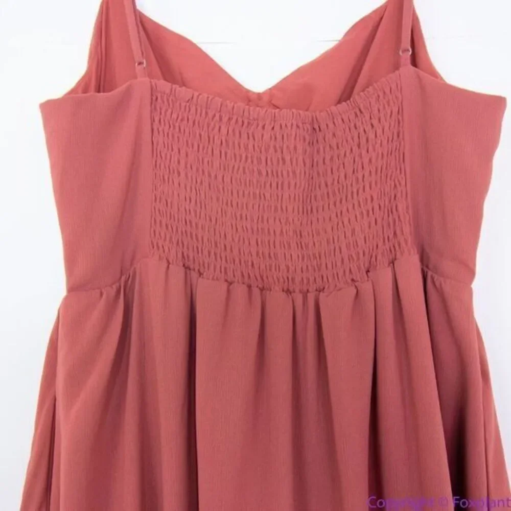 NEW Madewell Ruched Keyhole Tiered Midi Dress,‎ Vintage Quartz, 12